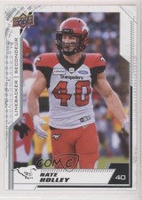 2020 Upper Deck CFL Blank Back Nate Holley #184 o1h