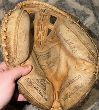 Trio Hollander Jerry Grote Catchers Mitt Model Baseball Glove Vintage Classic US