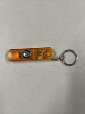 Key Chain with Whistle, Compass and Red Emergency Light