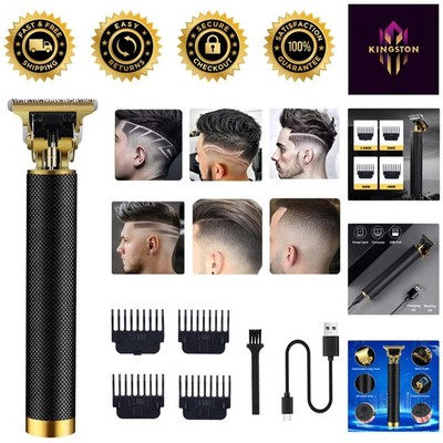 Zero Gapped Men's Hair Trimmer - Cordless, USB Rechargeable, Low Noise Design