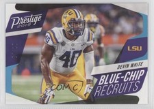 2019 Panini Prestige Blue Chip Recruits Xtra Points Platinum /10 Devin White 5c9