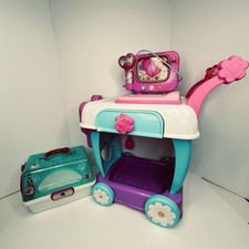 Disney Junior Doc McStuffins Get Better Checkup Hospital Cart  Sounds/Lights