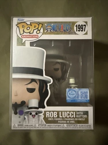 Funko Pop! One Piece - Rob Lucci with Hattori Common w/Protector. Pls See Pics!