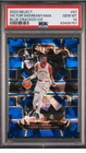 VICTOR WEMBANYAMA 2023 PANINI SELECT BLUE CRACKED ICE PRIZM ROOKIE CARD PSA 10!
