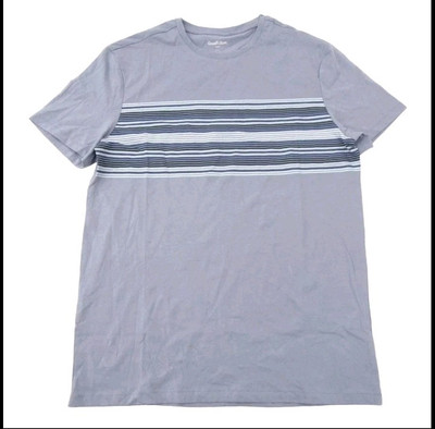 Goodfellow Men's Standard Short Sleeve T-Shirt Foggy Blue new With Tag (Size XL)
