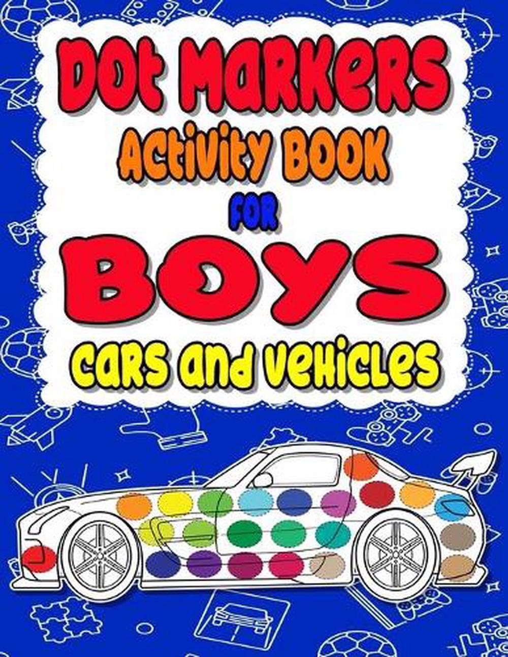 Dot Marker Activity Book for Boys - Cars and Vehicles Dot Art Fun-image