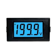 Blue LCD Digital Volt Panel Meter Voltmeter AC 0 200V 4 Wire