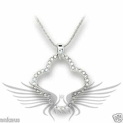 CHANEL Ciondolo loto placcato rodio cristalli brillanti di prima qualità 410806