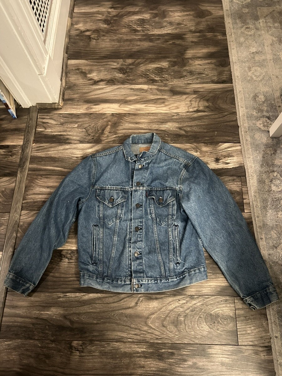 Vintage Levi's 70506 0214 Denim Trucker Jacket – 70s/80s, Size 44