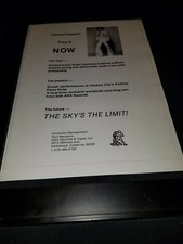 Jimmy Chapel Rare Original ADA Records Promo Poster Ad Framed!