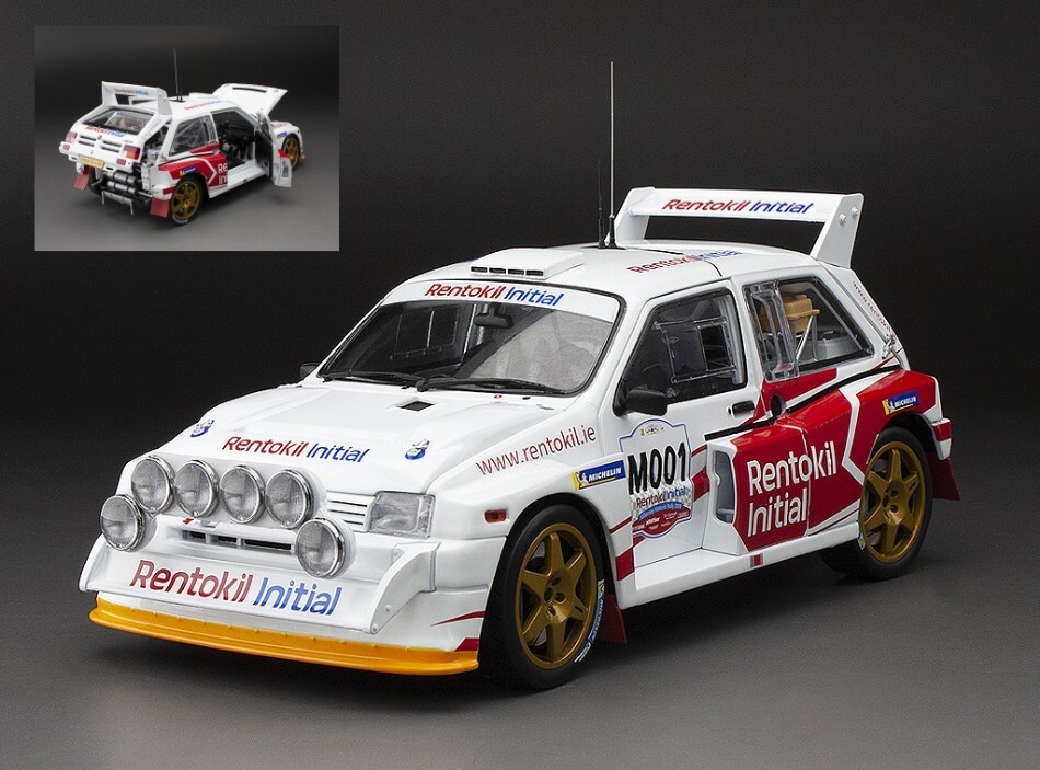 1/18 SUNSTAR MG メトロ 6R4 1986 \"33 export\" 1/18 Scale Sunstar MG Metro 6R4 WRC No.4 1986 Model Car Toys