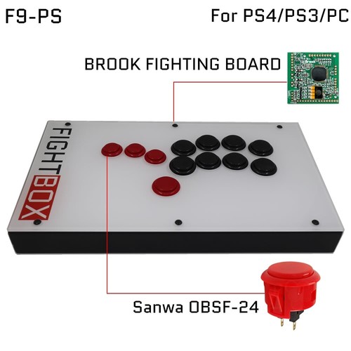 Controlador de juego arcade sin palanca FightBox F9 con todos los botones para PC/PS/XBOX/SWITCH - Imagen 7 de 21