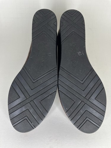 Robert Clergerie  Paris  Brown Suede Shoes Wedge Slip On Platform Women Sz 9.5B - Picture 15 of 17