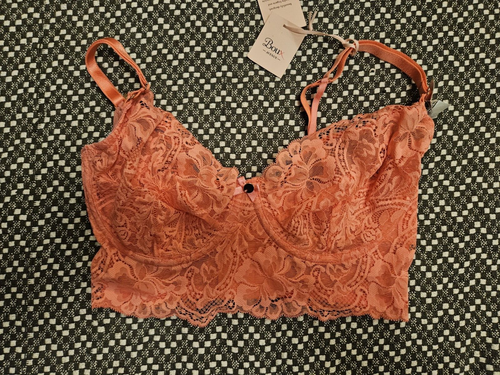 Boux Avenue Pink Longline Bra 32F Rrp £36