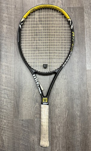 Wilson Hyper Hammer 6.3 Carbon Tennis Racket Racquet 4-3/8" Oversize 110 & Case - Picture 2 of 10