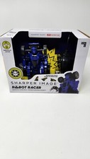 NEW Sharper Image ROBOT RACER Wireless Remote Control Transforming Robot -Blue