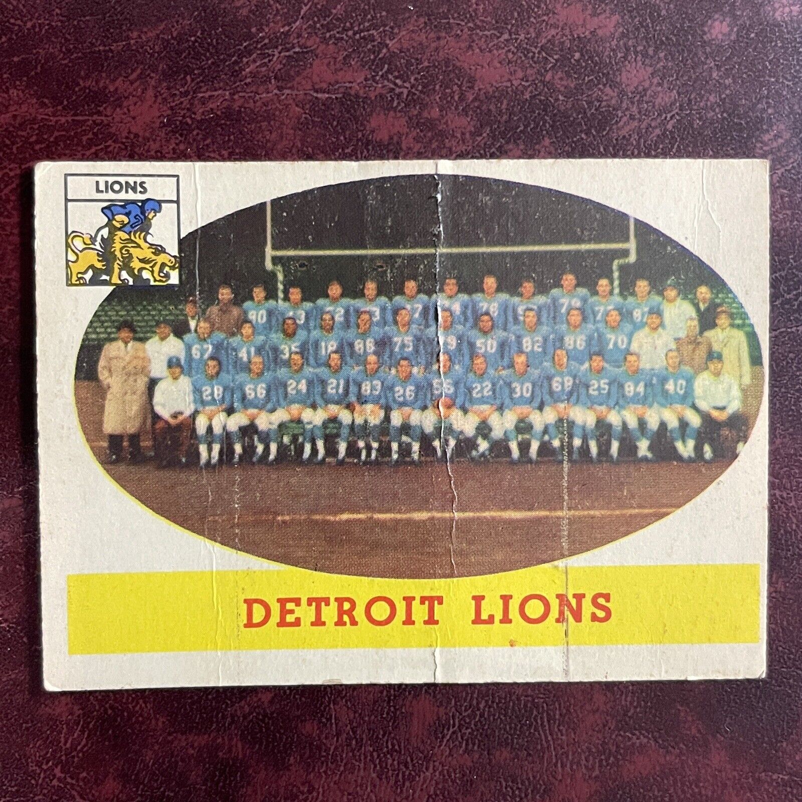 1958 detroit lions