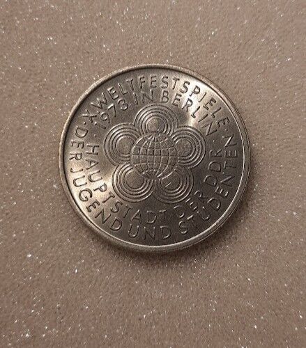 Commemorative coin GDR 10 mark 1973 X. World Festival of Youth - Picture 1 of 2