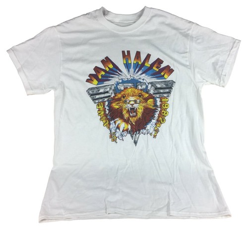 Van Halen Live 1982 Men T-shirt Brand 