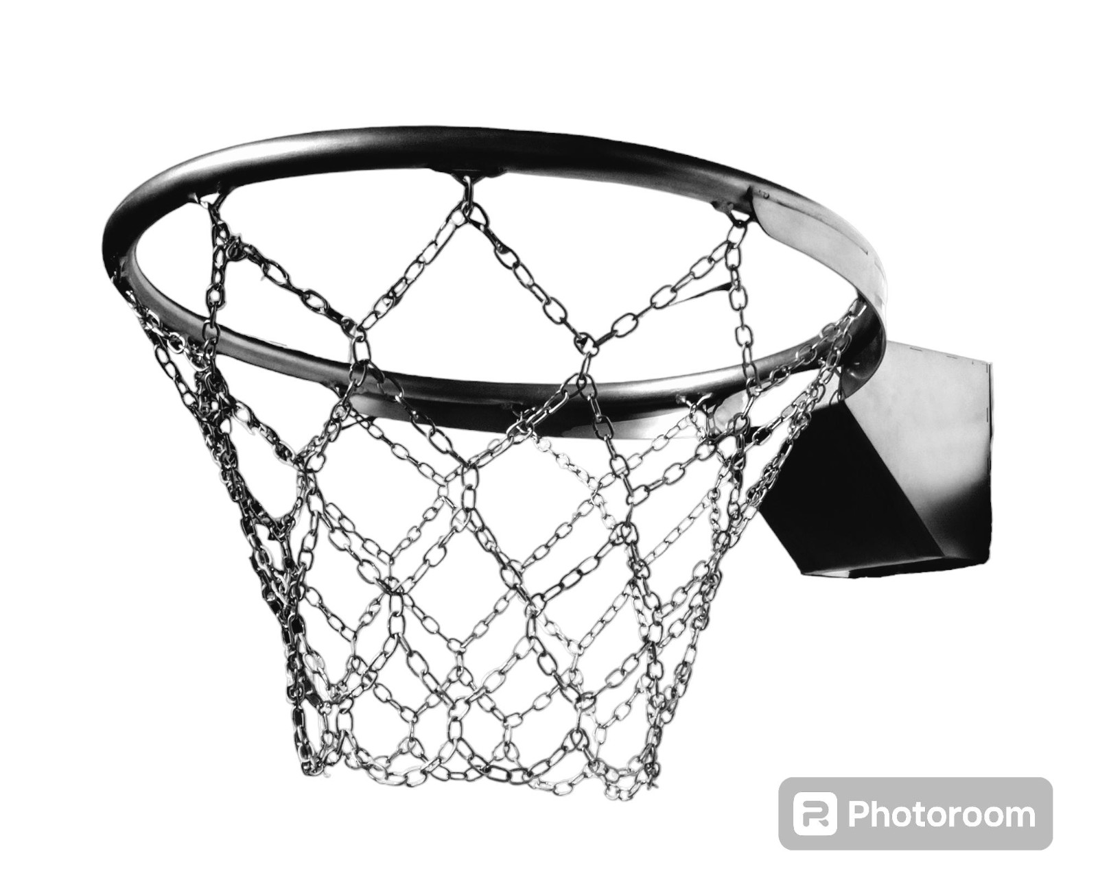 Basketball Hoop Ring Net Wall Mounted Outdoor Hanging Stainless Steel 18 inch