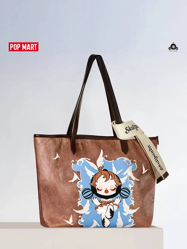 Authentic POPMART SKULLPANDA DuPont paper bag Trendy gifts