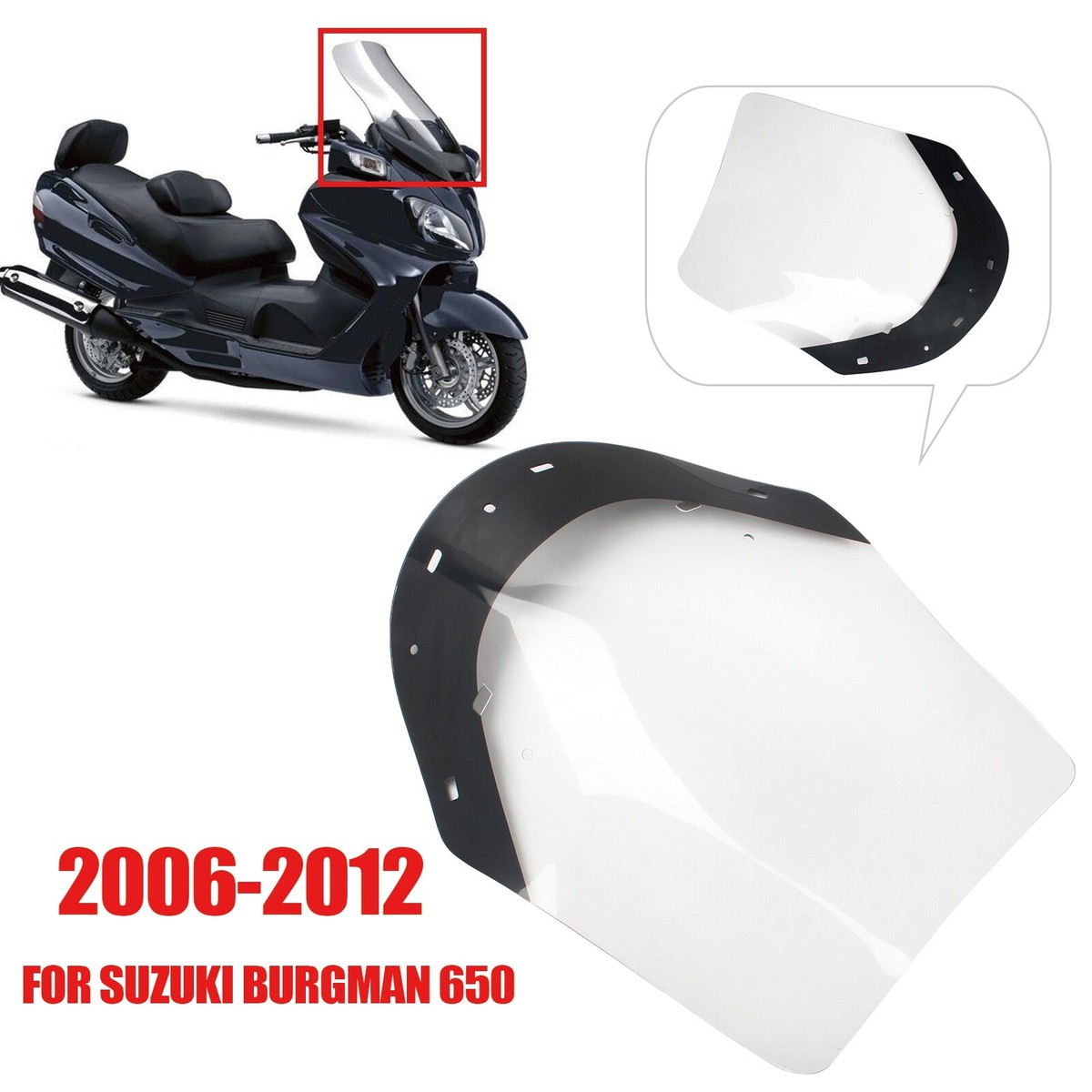 Windshield 2021 Burgman 650 Standard Windscreen ERMAX Suzuki 650