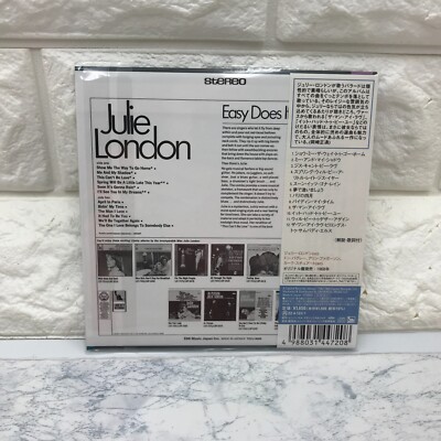 JULIE LONDON EASY DOES IT JAPAN MINI LP CD 4988031447208| eBay
