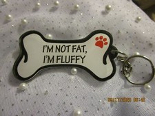 PET/DOG/CAT BONES - ASSORTED KEY CHAINS - CUTE SAYINGS