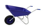 85L BLUE PLASTIC WHEELBARROW WITH BLUE PNEUMATIC WHEEL - EXCELLENT QUALITY
