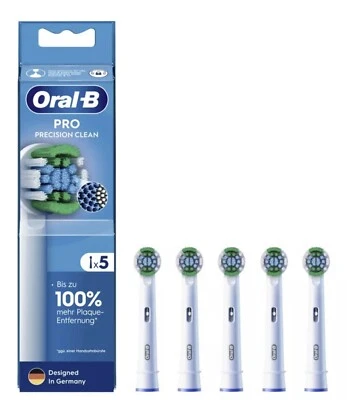 5er Pack Oral-B Precision Clean Aufsteckbürsten Aufsteckbürste Braun OVP Neu