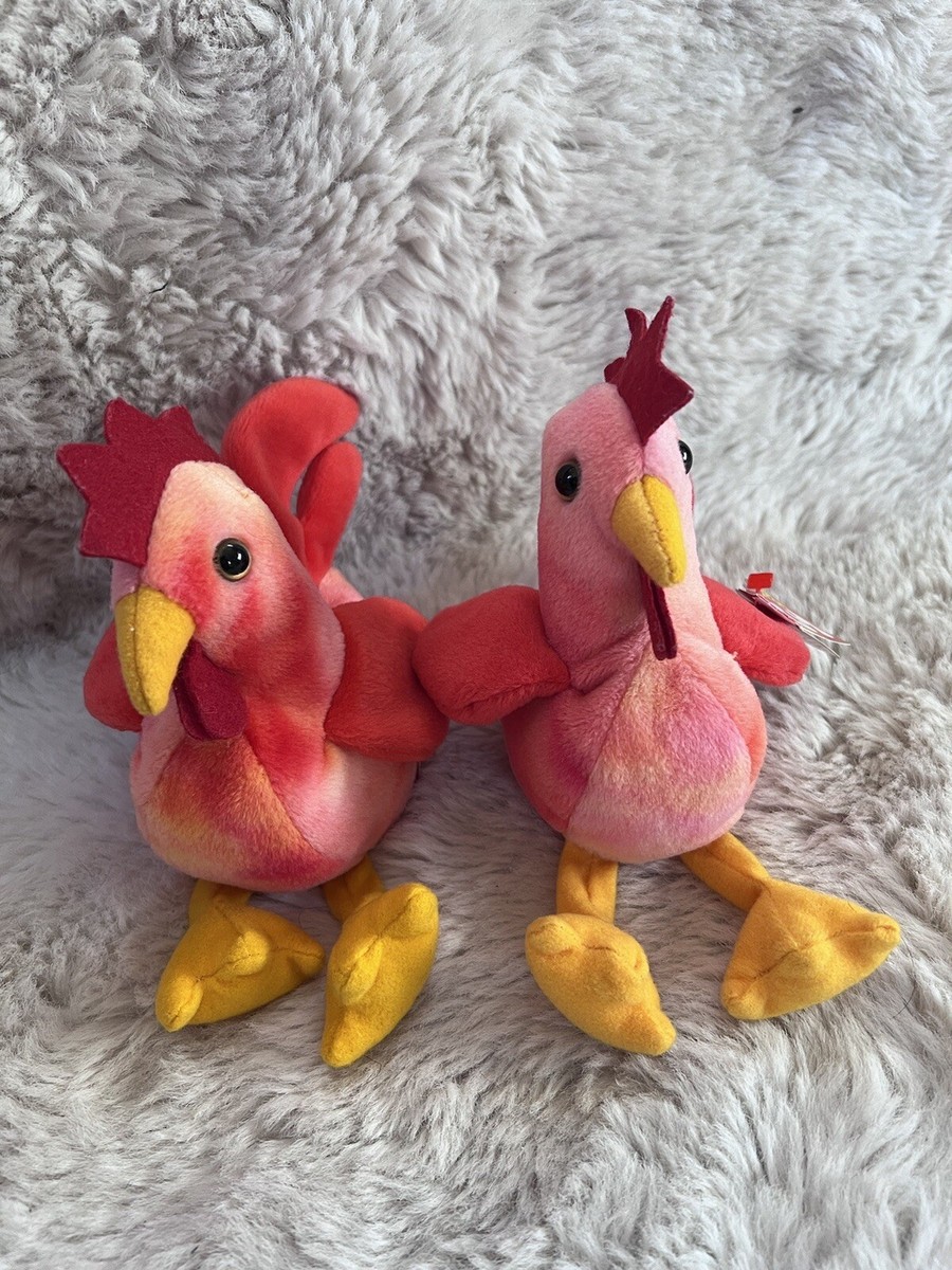 DOODLE And STRUT, Rooster Beanie Babies, Retired | eBay