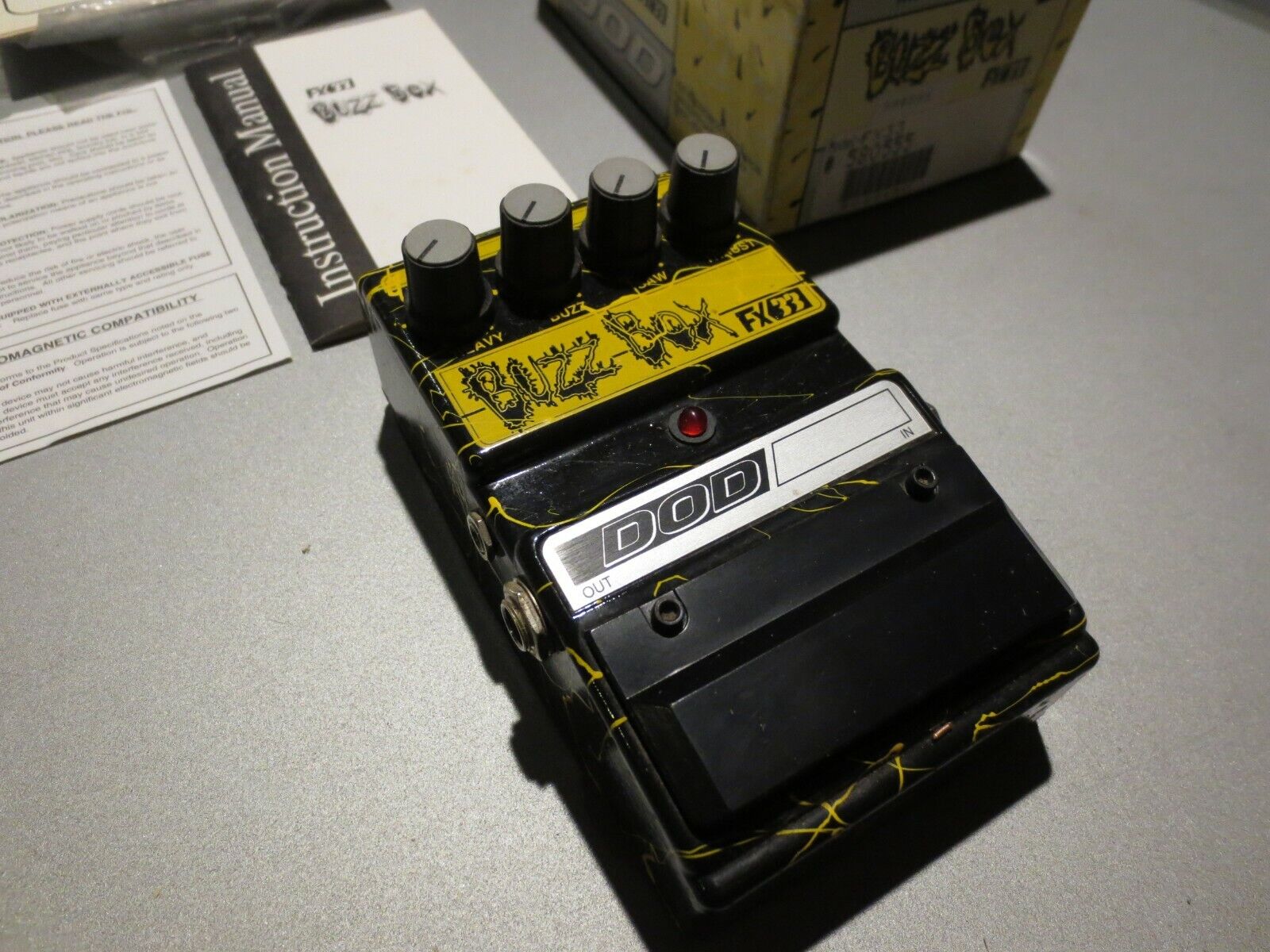 DOD FX33 Buzz Box distortion pedal