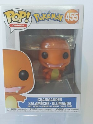 Funko POP! GLUMANDA #455 | Charmander Pokémon Games | NEU OVP | Sammler Figur
