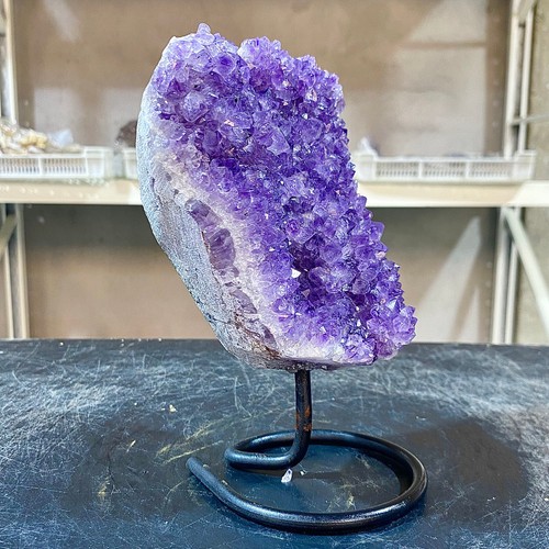 2.97LB Natural amethyst rough stone Uruguay amethyst cluster block Amethyst - 第 6/14 張圖片