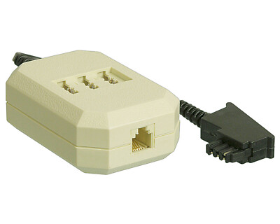 Goobay  Telefon Adapter TAE NFN Adapter Kabel Telefon Modem + RJ11 Buchse 0,2m