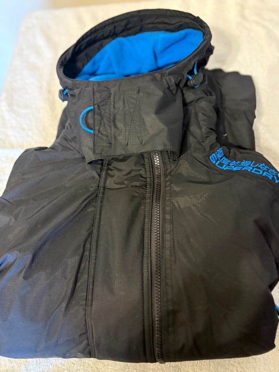 Superdry Mens Arctic Windcheater Jackek Black/Denby Blue Small