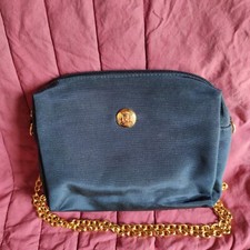 Borsa Fendi Baguette blu tracolla codice seriale 17-B 14078 2 02 anni 70/80