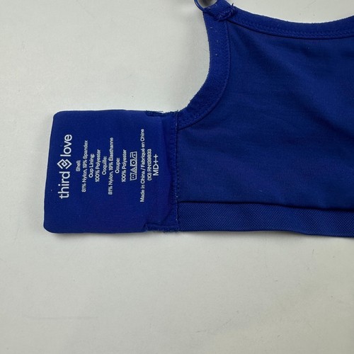 Sujetador inalámbrico Third Love Form 360 Fit™ MD ++ o 34DDD en azul comodidad sin costuras - Imagen 4 de 5