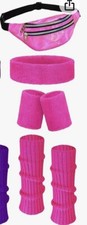 Pink 80 s Fitness Set For Girls/ Kids