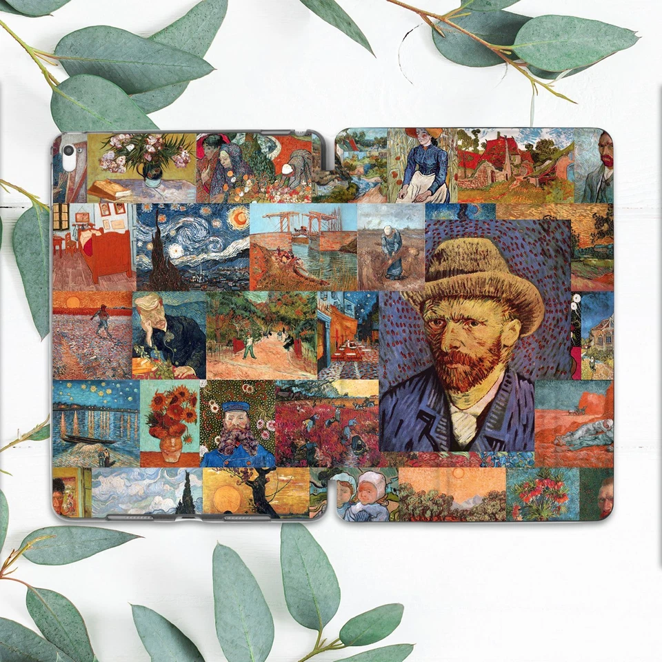 Van Gogh Self Portrait Collage Case For iPad 10.2 Pro 12.9 11 9.7 Air 3 4 5 Mini - Image 4 of 4