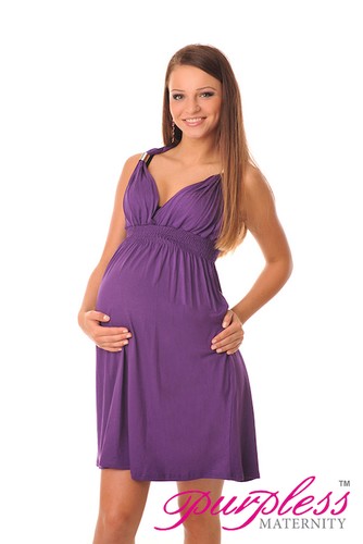 New Maternity Summer Party Sun Dress Pregnancy Tunic Size 8 10 12 14 16 18 8423 - Picture 22 of 30