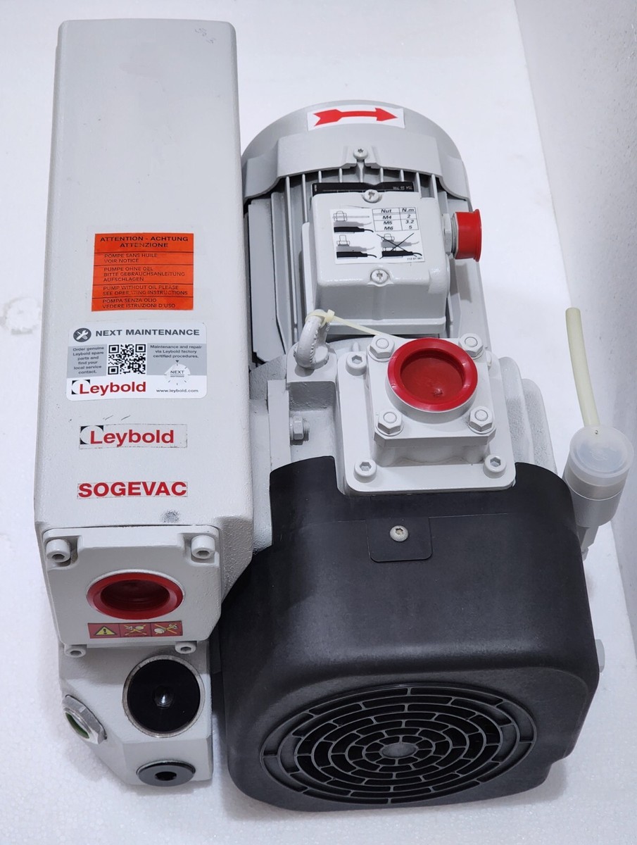 LEYBOLD SOGEVAC SV 65 B / SV65B VACUUM PUMP 960405V0040 SINGLE