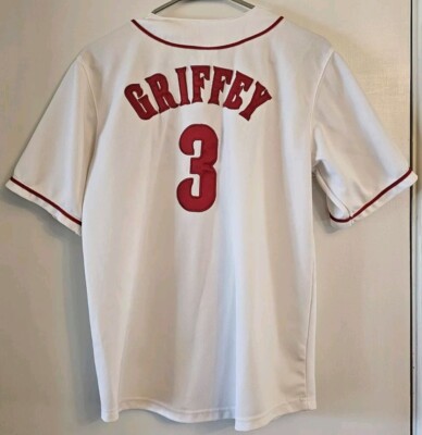 Vintage Majestic Cincinnati Reds Ken Griffey Jr 3 Baseball Jersey