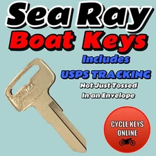 Sea Ray boat keys cut to code spare replacement key for codes 3201-3250