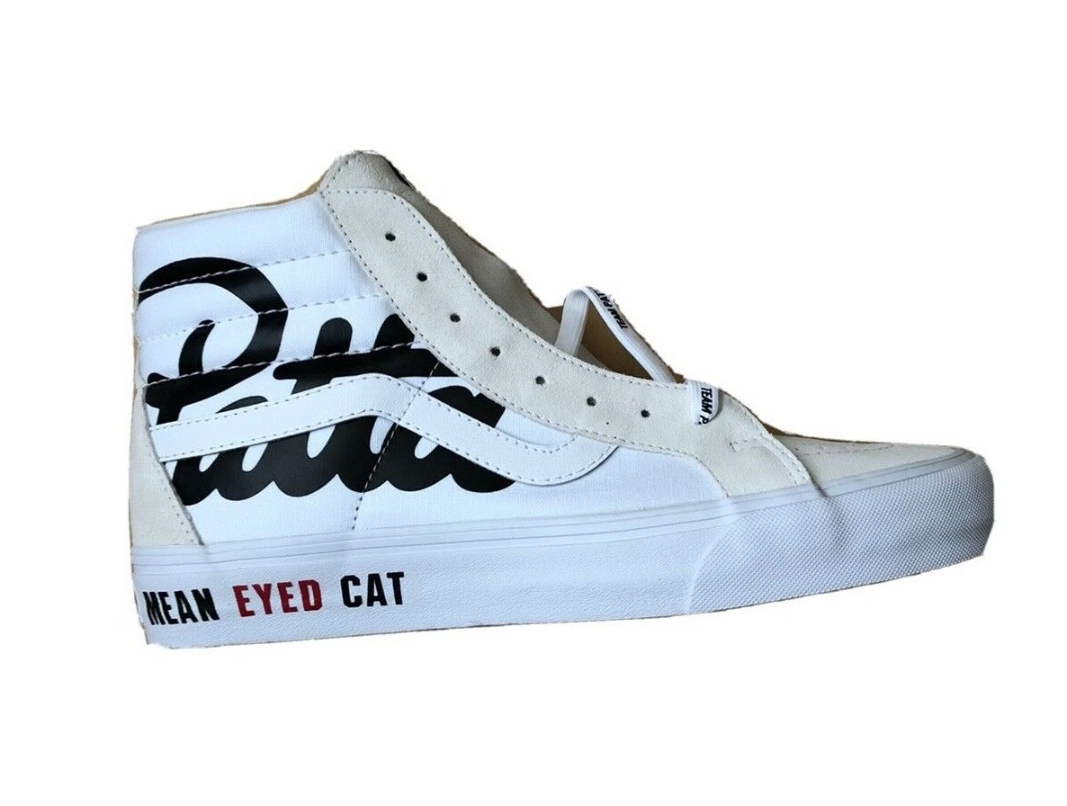 VANS Sk8-Hi Patta Mean Eyed Cat White 2021 for Sale | Authenticity