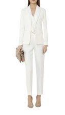 Reiss Tailored Jacket Off White Size 10 Bnwt *
