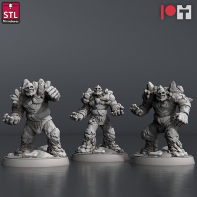 Clay Golems Legion Terrain Scenery Tabletop Miniatures 28mm Frostgrave