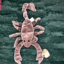 Beanie Baby, TY, Original, Stinger the Scorpion, 1997, Pellets Sept 29th DOB