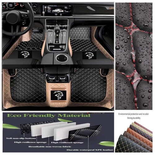 For Dodge All Series Car Floor Mats Luxury Custom Auto Liner Carpets Waterproof - Imagen 28 de 42