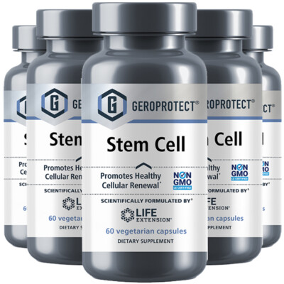 Life Extension GeroProtect Stem Cell 5X60 Caps Trans-Resveratrol/Livinol